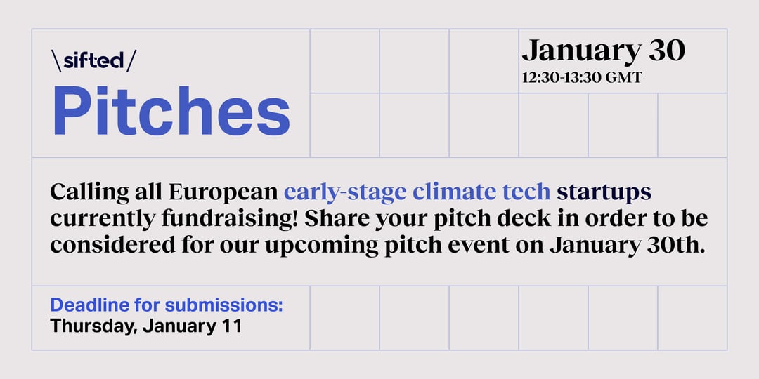 Sifted Pitches: Climate tech